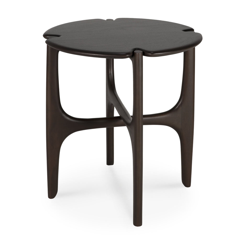 Pi Side Table - Varnished Mahogany - Dark Brown - Loom Collection