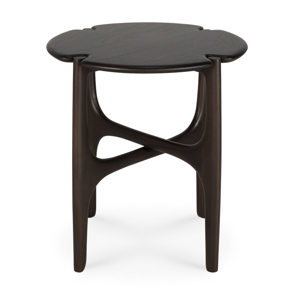 Pi Side Table - Varnished Mahogany - Dark Brown - Loom Collection