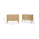 Pi Sideboard - Oak - Buffets & Sideboards Ethnicraft Loom Collection Dubai
