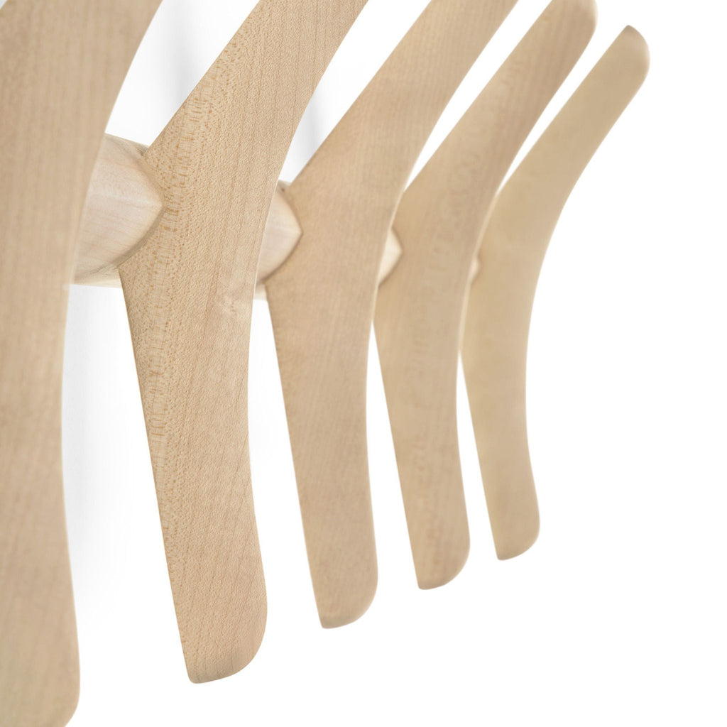 PI Wall Coat Rack - Sycamore - Shelving Ethnicraft Loom Collection Dubai