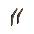 Pi Wall Hanger - Varnished Mahogany - Dark Brown - Set Of 2 - Shelving Ethnicraft Loom Collection Dubai