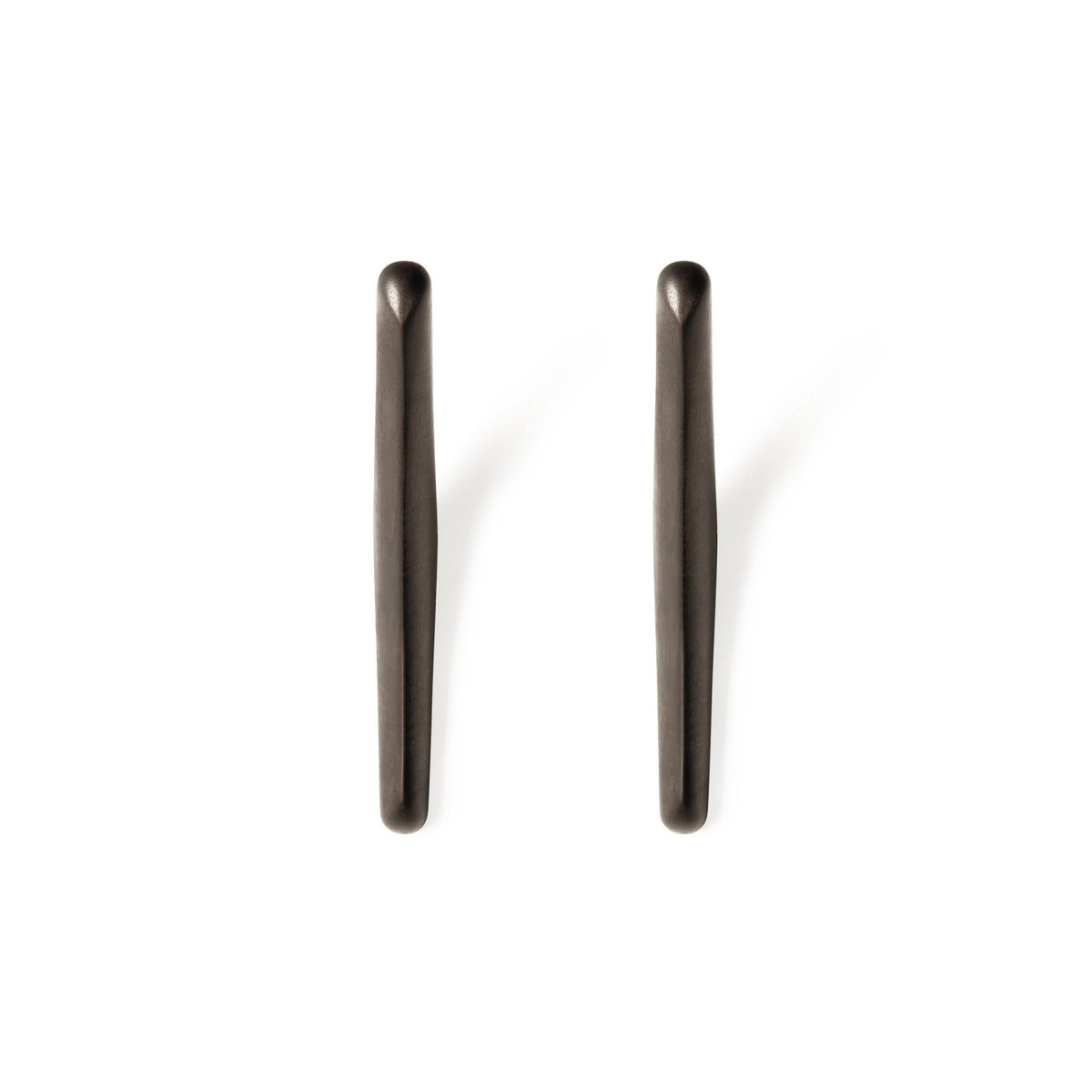 Pi Wall Hanger - Varnished Mahogany - Dark Brown - Set Of 2 - Shelving Ethnicraft Loom Collection Dubai