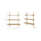 PI Wall Shelf - Oak - Shelving Ethnicraft Loom Collection Dubai