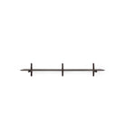 Pi Wall Shelf - Varnished Mahogany - Dark Brown - 1 Shelf - Shelving Ethnicraft Loom Collection Dubai