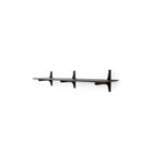 Pi Wall Shelf - Varnished Mahogany - Dark Brown - 1 Shelf - Shelving Ethnicraft Loom Collection Dubai