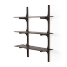 Pi Wall Shelf - Varnished Mahogany - Dark Brown