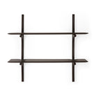 Pi Wall Shelf - Varnished Mahogany - Dark Brown