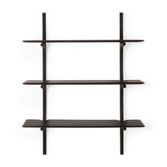 Pi Wall Shelf - Varnished Mahogany - Dark Brown