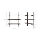 Pi Wall Shelf - Varnished Mahogany - Dark Brown - Shelving Ethnicraft Loom Collection Dubai