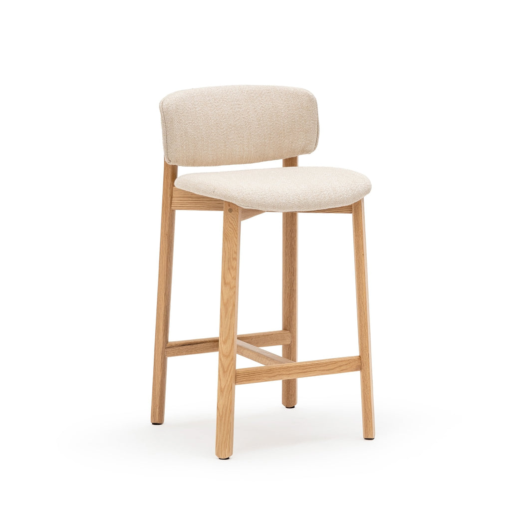 Pinta Counter Chair - Light Oak & Vanilla - Loom Collection