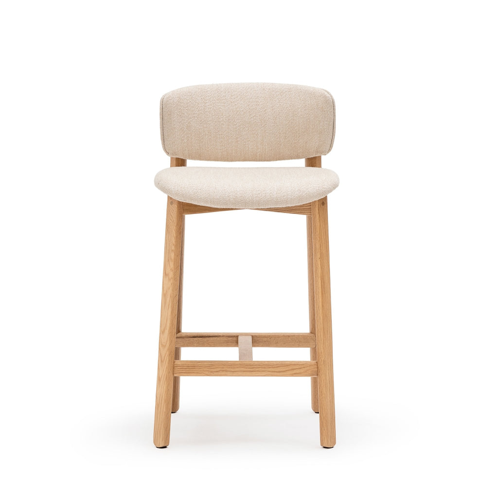 Pinta Counter Chair - Light Oak & Vanilla - Loom Collection