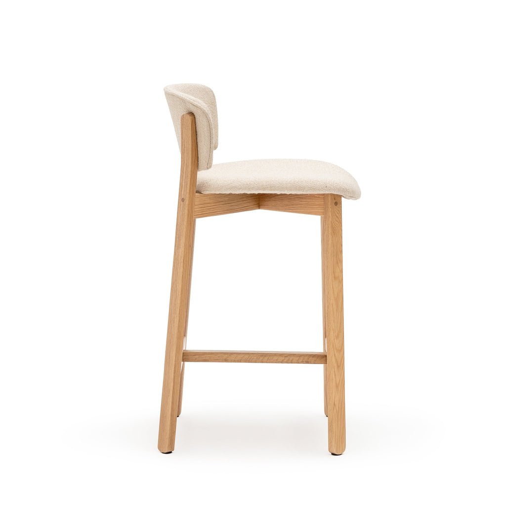 Pinta Counter Chair - Light Oak & Vanilla - Loom Collection