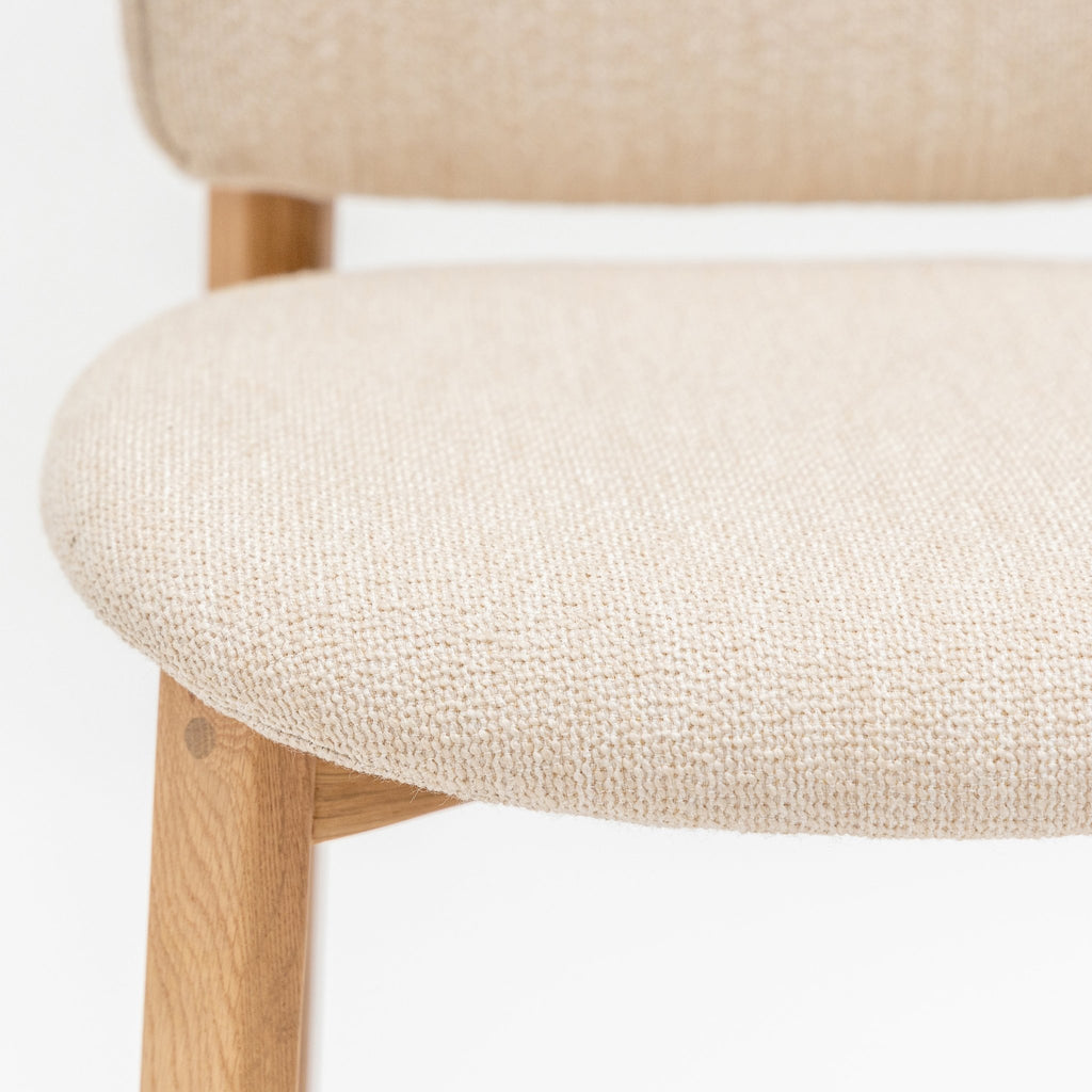 Pinta Counter Chair - Light Oak & Vanilla - Loom Collection