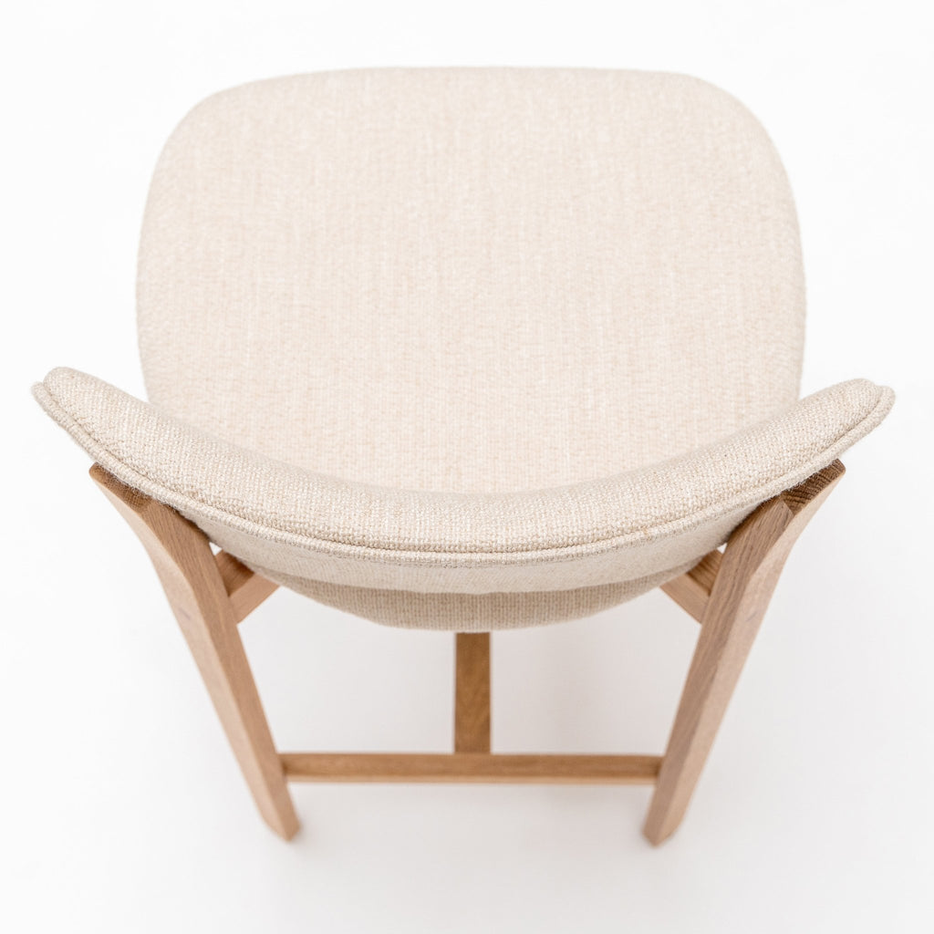 Pinta Counter Chair - Light Oak & Vanilla - Loom Collection