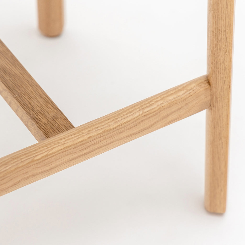 Pinta Counter Chair - Light Oak & Vanilla - Loom Collection