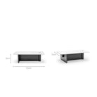 Pivot Coffee Table - Black Oak & Marble - Coffee Tables Natadora Loom Collection Dubai