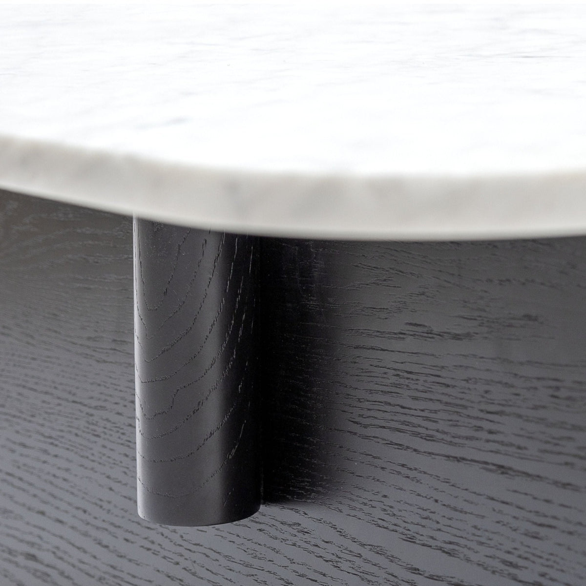 Pivot Coffee Table - Black Oak & Marble - Coffee Tables Natadora Loom Collection Dubai