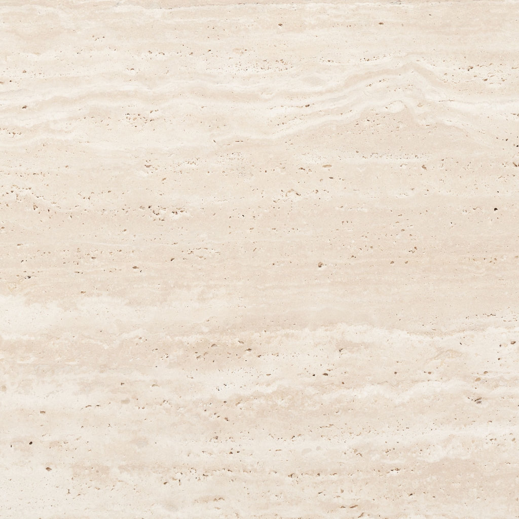 Pivot Round Coffee Table - Light Oak & Travertine - Coffee Tables Natadora Loom Collection Dubai