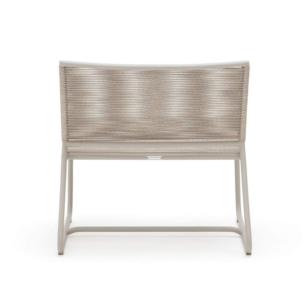 Play Lounge Chair - Greige - Outdoor Occasional Chairs Loom Collection Loom Collection Dubai