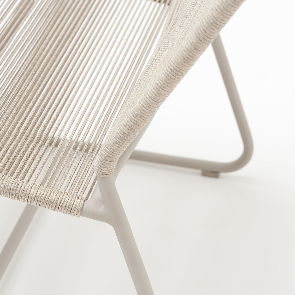 Play Lounge Chair - Greige - Outdoor Occasional Chairs Loom Collection Loom Collection Dubai