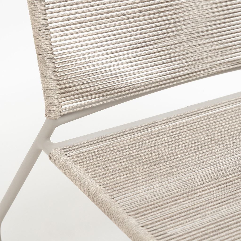Play Lounge Chair - Greige - Outdoor Occasional Chairs Loom Collection Loom Collection Dubai