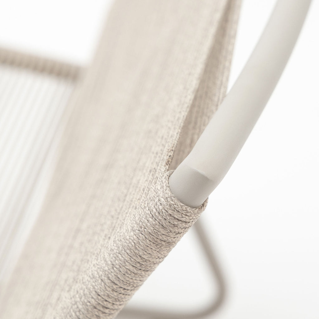 Play Lounge Chair - Greige - Outdoor Occasional Chairs Loom Collection Loom Collection Dubai