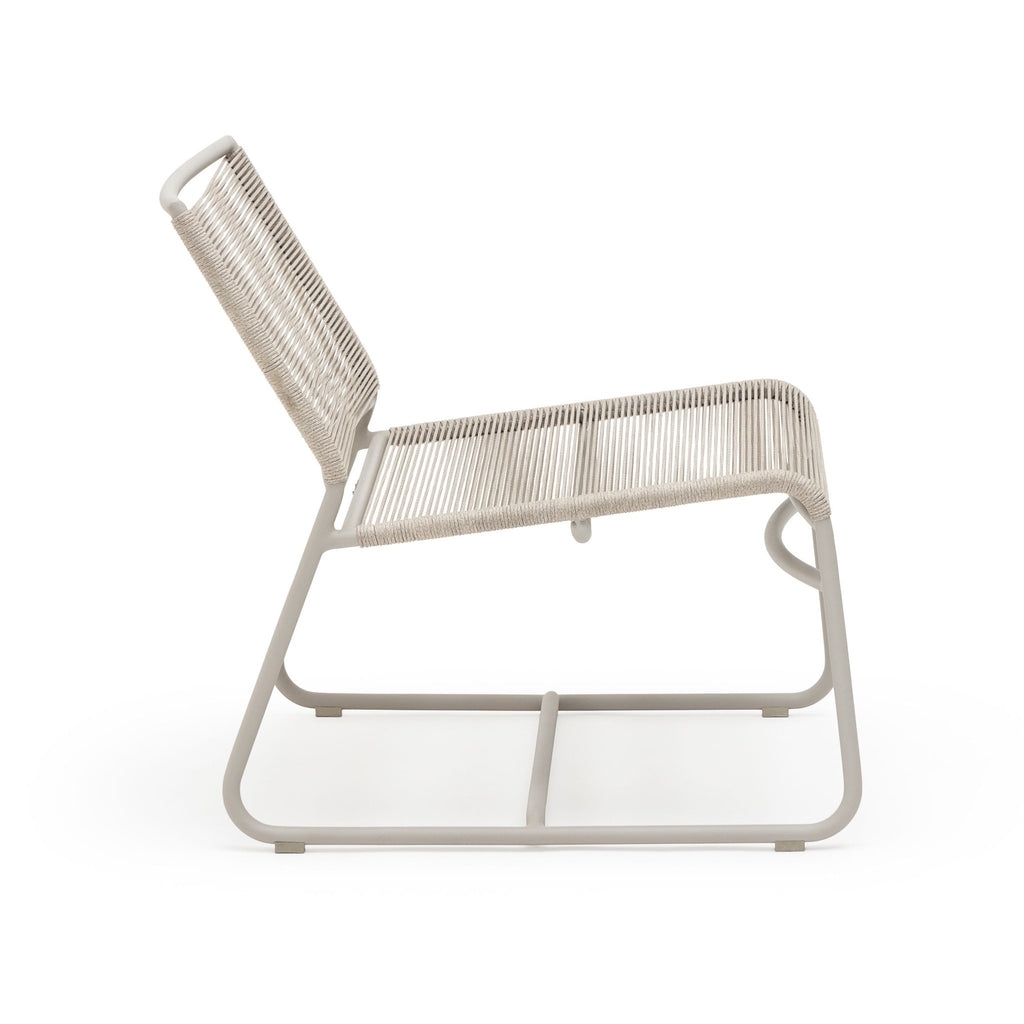 Play Lounge Chair - Greige - Outdoor Occasional Chairs Loom Collection Loom Collection Dubai
