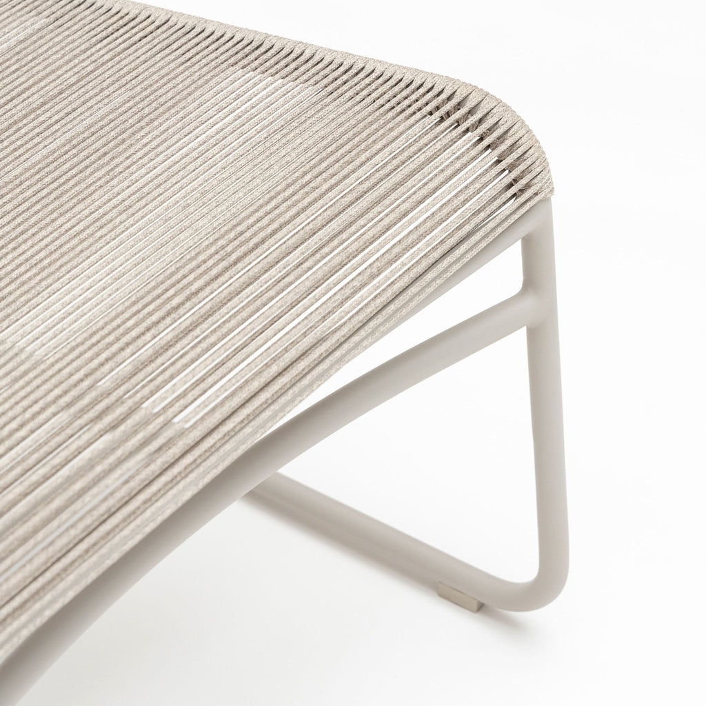 Play Lounge Chair - Greige - Outdoor Occasional Chairs Loom Collection Loom Collection Dubai