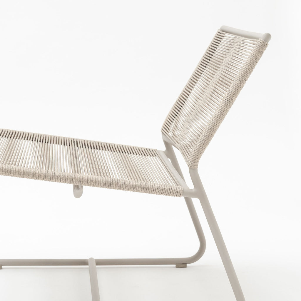 Play Lounge Chair - Greige - Outdoor Occasional Chairs Loom Collection Loom Collection Dubai