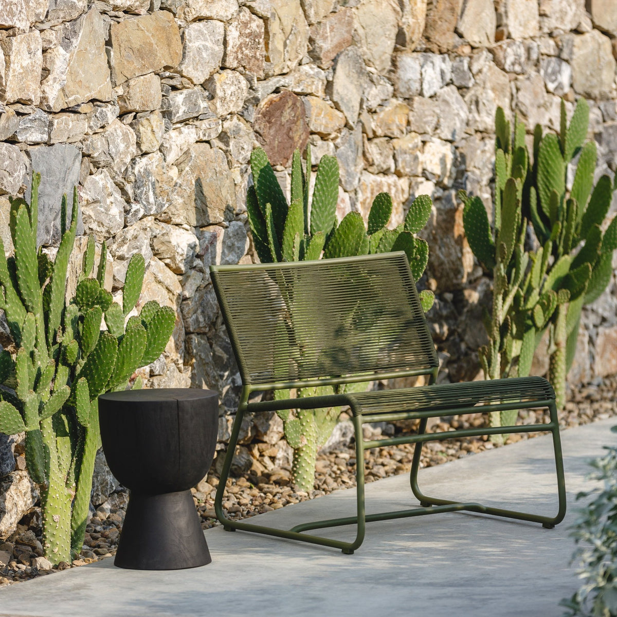 Play Lounge Chair - Moss - Outdoor Occasional Chairs Loom Collection Loom Collection Dubai