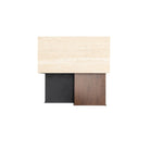 Podium Coffee Table - Travertine & Smoked Oak - Coffee Tables Tolv Loom Collection Dubai