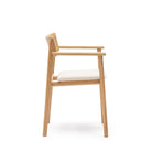Poise Armchair - Light Oak & Oatmeal