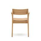 Poise Armchair - Light Oak & Pecan Leather