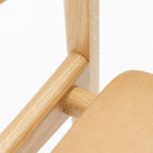 Poise Armchair - Light Oak & Pecan Leather