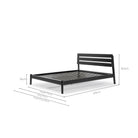 Poise Bed - Black Oak - Beds Tolv Loom Collection Dubai