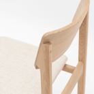 Poise Chair - Blonde Oak & Oatmeal - Dining Chairs Tolv Loom Collection Dubai