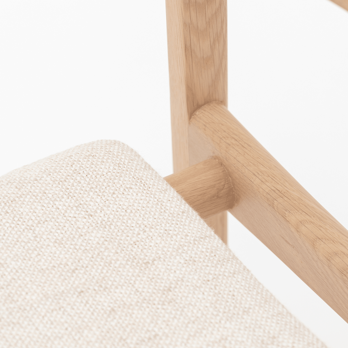 Poise Chair - Blonde Oak & Oatmeal - Dining Chairs Tolv Loom Collection Dubai