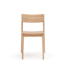 Poise Chair - Blonde Oak & Pecan Leather - Tolv Loom Collection Dubai