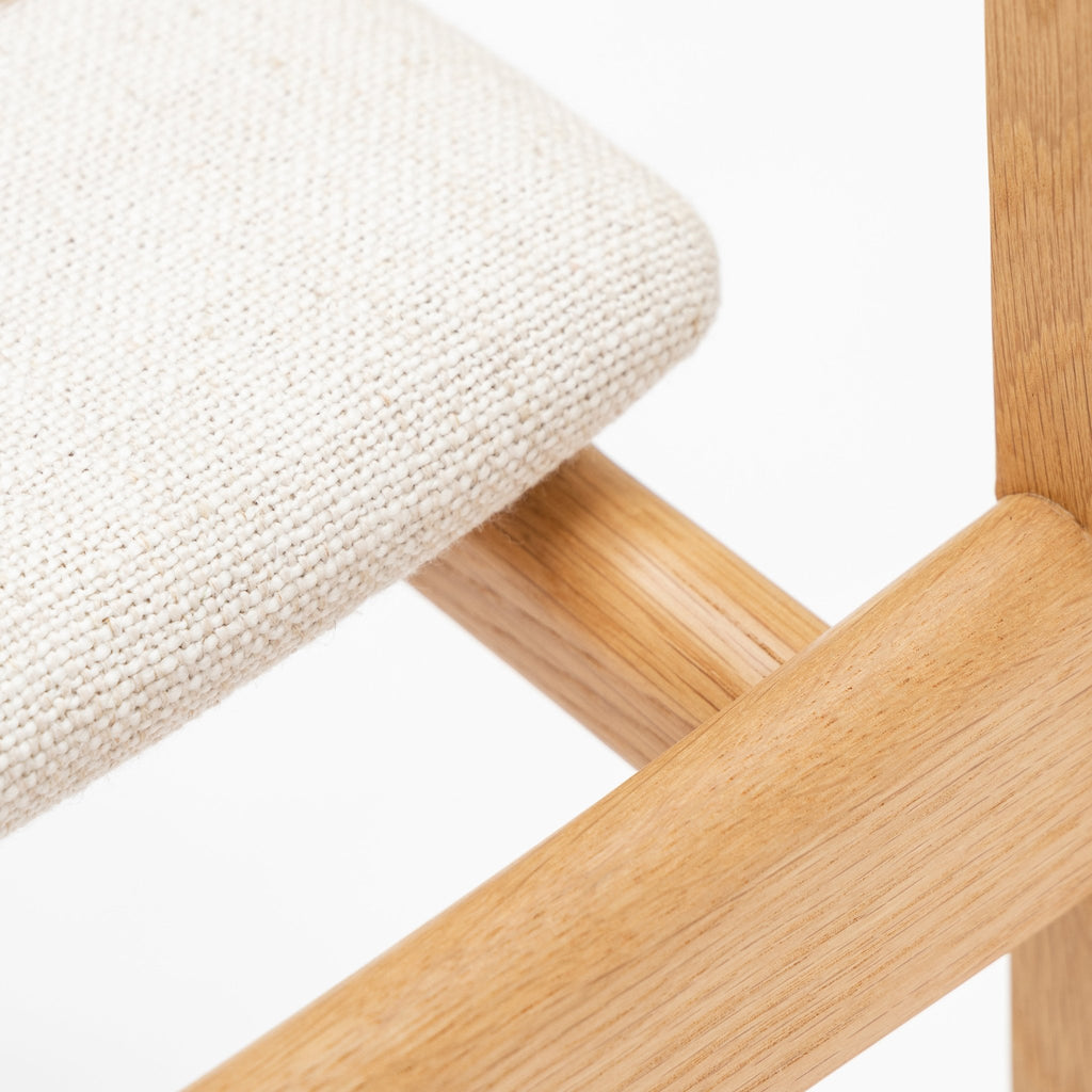 Poise Chair - Light Oak & Oatmeal - Loom Collection