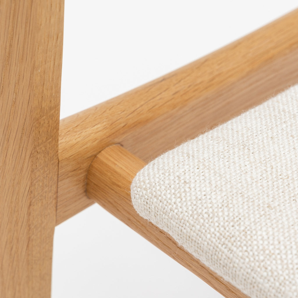 Poise Chair - Light Oak & Oatmeal - Loom Collection