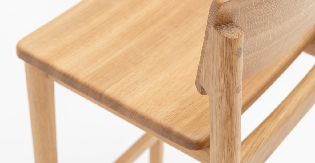 Poise Counter Chair - Light Oak.