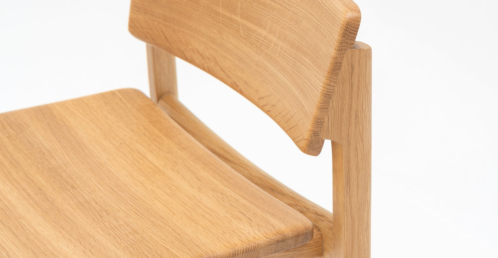 Poise Counter Chair - Light Oak.