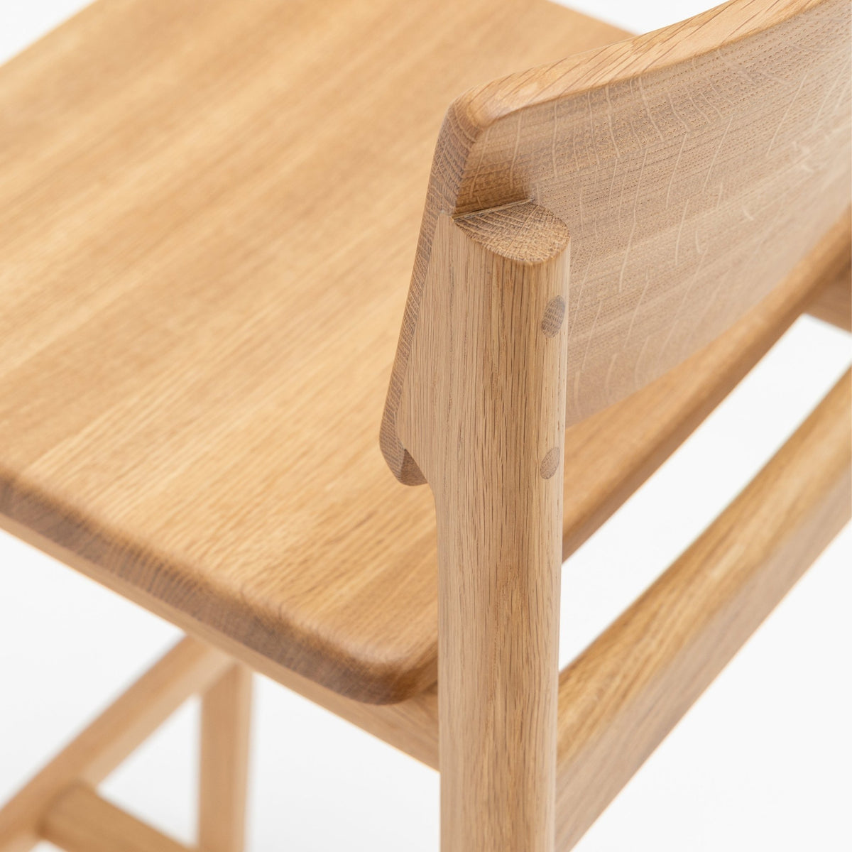 Poise Counter Chair - Light Oak