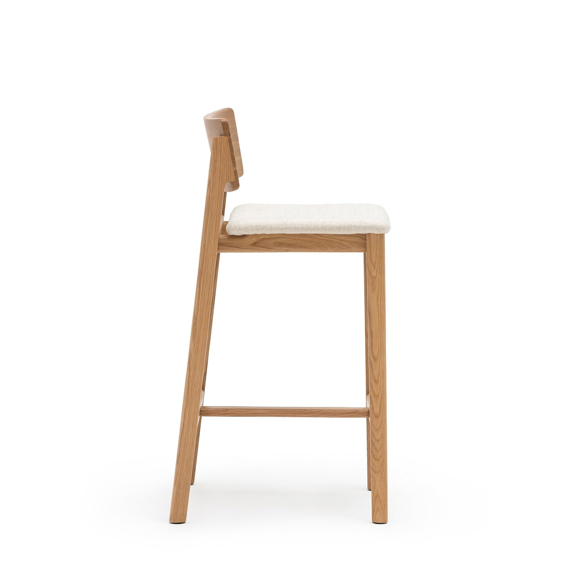 Poise Counter Chair - Light Oak & Oatmeal