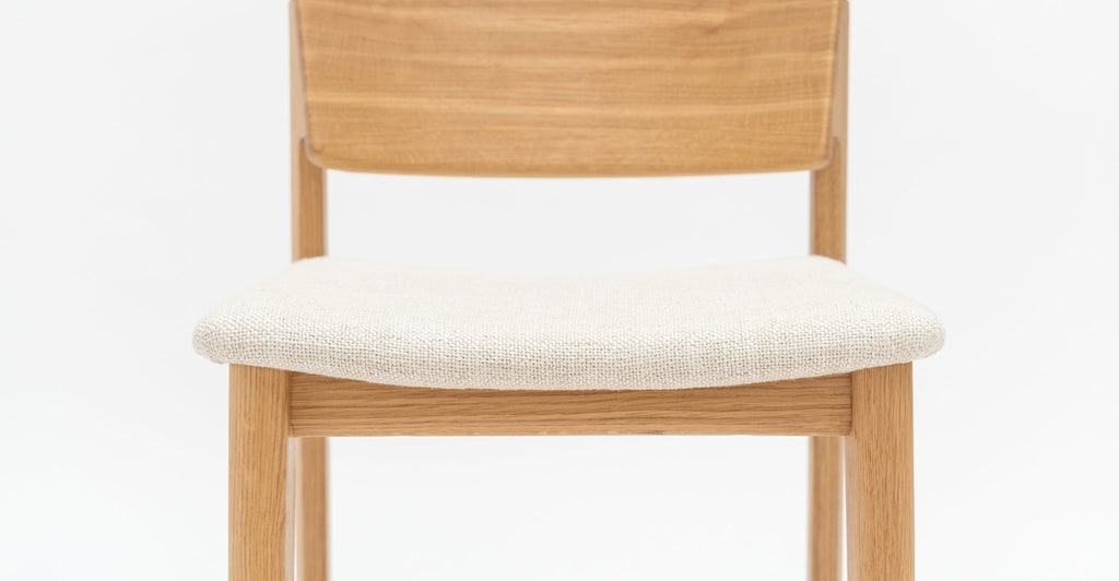 Poise Counter Chair - Light Oak & Oatmeal.