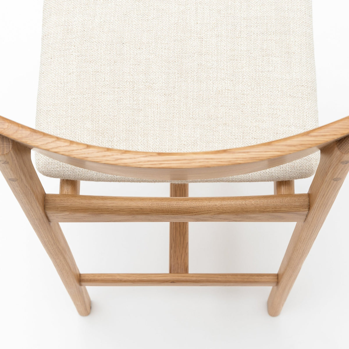 Poise Counter Chair - Light Oak & Oatmeal