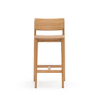 Poise Counter Chair - Light Oak & Pecan Leather