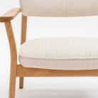 Poise Lounge Chair - Light Oak & Oatmeal