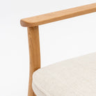 Poise Lounge Chair - Light Oak & Oatmeal