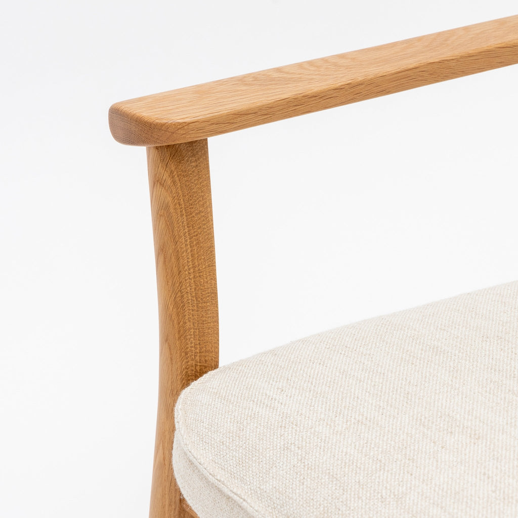 Poise Lounge Chair - Light Oak & Oatmeal - Loom Collection